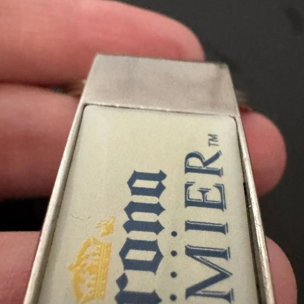 Corona Premier Keychain‎ Metal Silver Tone Ring Beer Bar Promo Gift